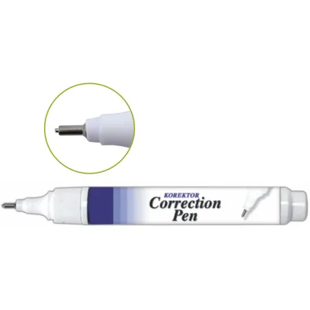 Korektor w piórze z metalową końcówką, 7ml